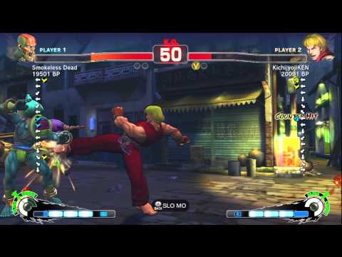 KichijyojiKEN [Ken] vs Smokeless Dead [Dhalsim] SSF4 Japanese Online Ranked Matches - TRUE-HD