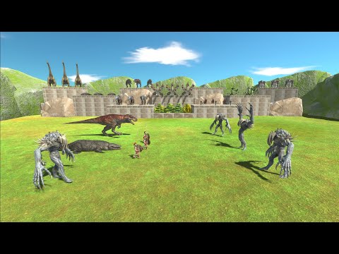 3 SPARTANS + SCOURGE + T REX + PURUSAURUS vs 3 BOSSES [Lanix manuel Request] SRBS