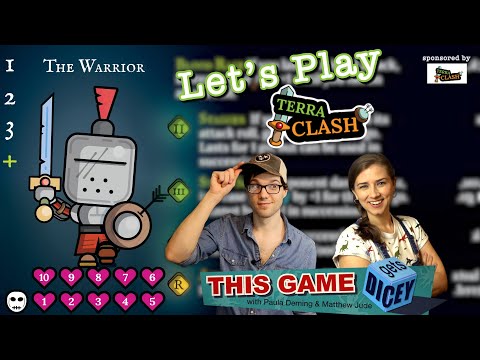 We Play TerraClash - This Game Gets Dicey w Paula & Matthew #sponsored by TerraClash Game