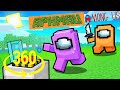 Aphmau vs Kawaii Chan - the Impostor in Among Us Minecraft 360°