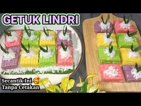 MEMBUAT GETUK SINGKONG-RESEP GETUK LINDRI TANPA CETAKAN HASILNYA CANTIK 100% BERHASIL