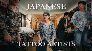 a day inside our osaka tattoo studio | 4 artists talk shop [JPN + ENG SUBS]