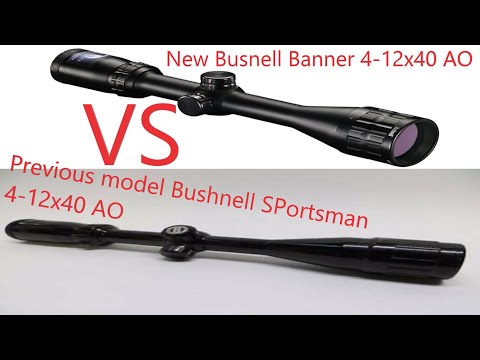 Old Model Bushnell Sportsman 4 12x40 AO vs New Model Bushnell Banner 4 12x40 AO sxs comparison