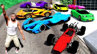 Collecting TRILLIONAIRE SUPER CARS in GTA 5!