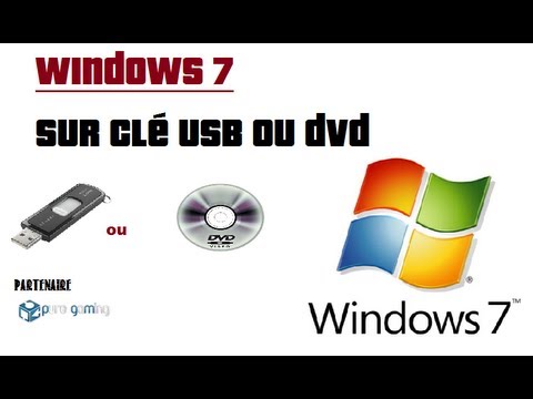 comment installer iso windows 7