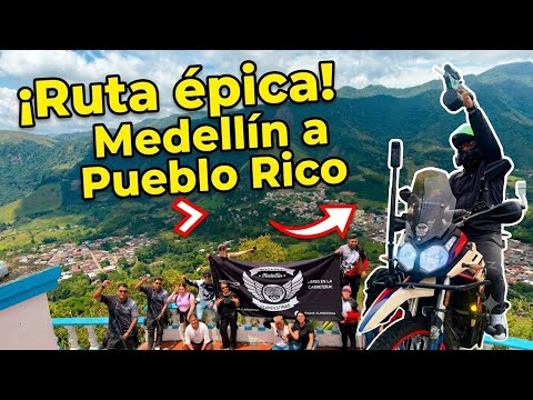 Ruta ÉPICA en Moto: Medellín a Pueblo Rico pasando por Tarso y Jericó 🏍️🔥 | Rodadas Clandestinas