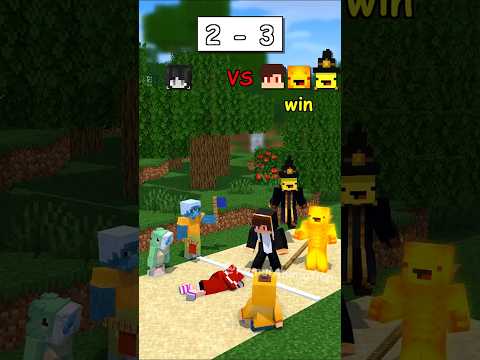 HELP Boys Team win the Tug of war - MAIZEN Minecraft Animation #shorts