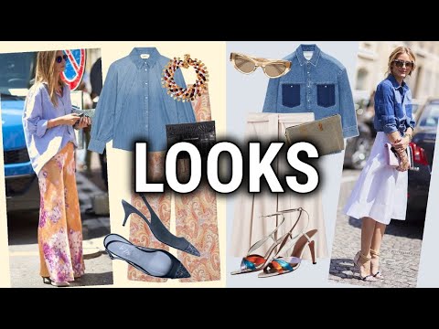 ATUENDOS SENCILLOS Y MODERNOS CON BÁSICOS DE TU ARMARIO COMBINACIONES DE ROPA SENCILLAS Y  ELEGANTES
