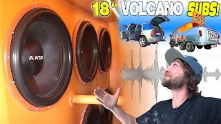 AVATAR Subwoofers on BLAST!! 12 18 Subs + Eric's SVL Car Audio Setup w/ EXO BASS VAN Build Updates!