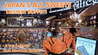 Download lagu Japan's Famous Nijo Fish Market & Sweet Sweet Dessert Buffet mp3