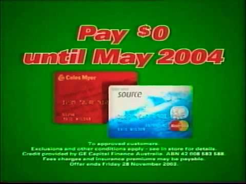 Kmart no Cairns Central Shopping Centre - Comercial de televisão 15sec, domingo, 16 de novembro de 2003