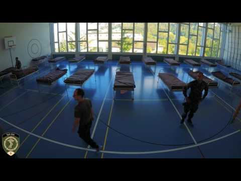 Improvisierte Bettenstation in Dallenwil