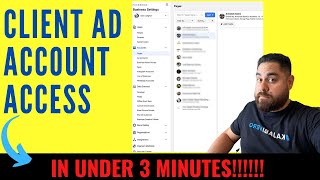 How to give access and GET ACCESS to Facebook AD Account - In UNDER 3 MINUTES!!