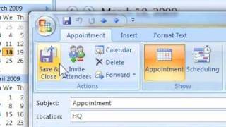 How to make an appointment private in Outlook