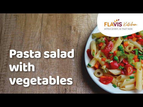 FLAVIS KITCHEN – PASTA SALAD WITH VEGETABLES