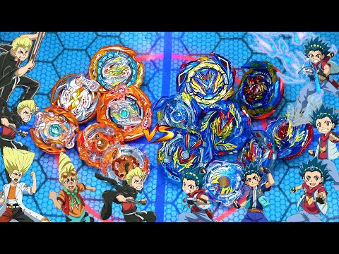 OMG EPIC EVOLUTION BATTLE - Valkyrie vs Ragnaruk | Beyblade Burst Team Battle