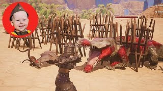 Conan Exiles (PvE-C): We Trap a Boss Croc (Episode 9)