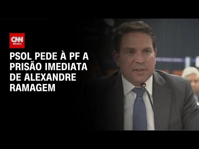 PSOL alega risco de fuga e pede prisão imediata de Ramagem | CNN NOVO DIA