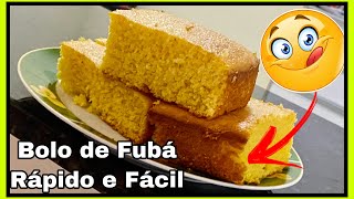 Como fazer Bolo de Fub de Liquidificador , Rpido e Fcil Receita Bolo de Fub