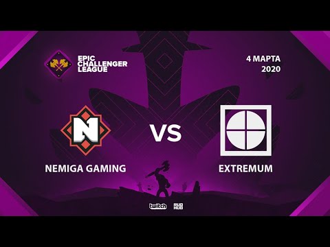 Nemiga Gaming vs EXTREMUM, Epic League Challenger, bo3, game 1 [Eiritel & Lost]