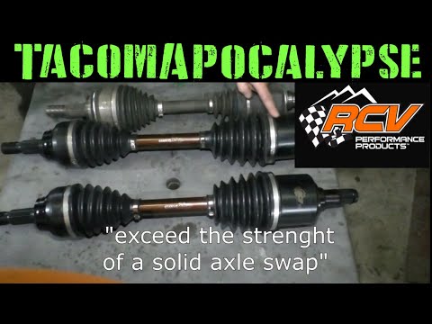 RCV Ultimate CV Axles - Long Travel Tacoma