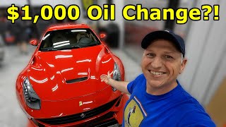 Why I Used a Cardboard Box to Change the Oil on a Ferrari F12