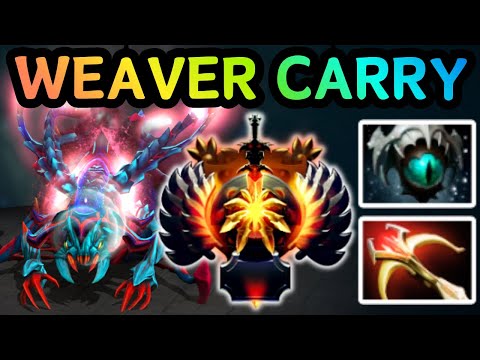 🔥 WEAVER CARRY — SHUKUCHI EVERYWHERE AND NO ONE ESCAPES | DOTA 2 GAMEPLAY 🔥