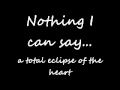 Total Eclipse Of The Heart - Glee (Lyrics)