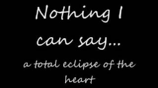 Total Eclipse Of The Heart - Glee (Lyrics)