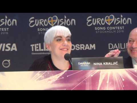 ESCKAZ in Stockholm: Press conference from Nina Kraljić (Croatia)