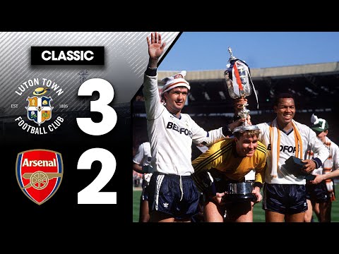 Luton 3-2 Arsenal | Littlewoods Cup Winners 🏆 | Classic Highlights