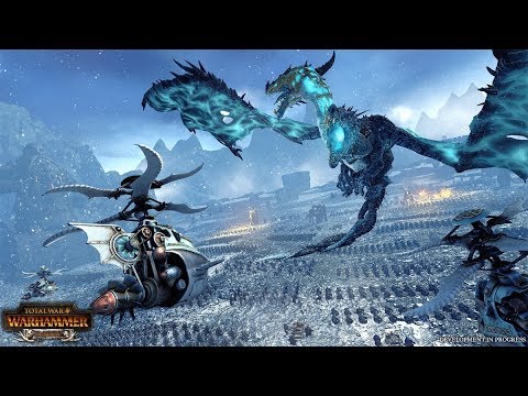 Total War Warhammer Battles - 1- Norsca & Wood Elves Vs. Vampires & Orcs