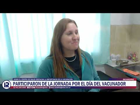Ricardone participó del encuentro por el Día del Vacunador y destacó avances del programa Vax Team