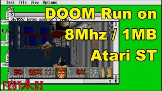 Quick Clip: DOOM Port for Unexpanded Atari ST - #FebTari