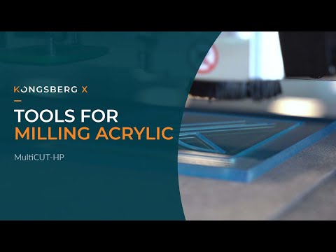 Tooling for Kongsberg X: milling acrylic with the MultiCUT-HP toolhead thumbnail