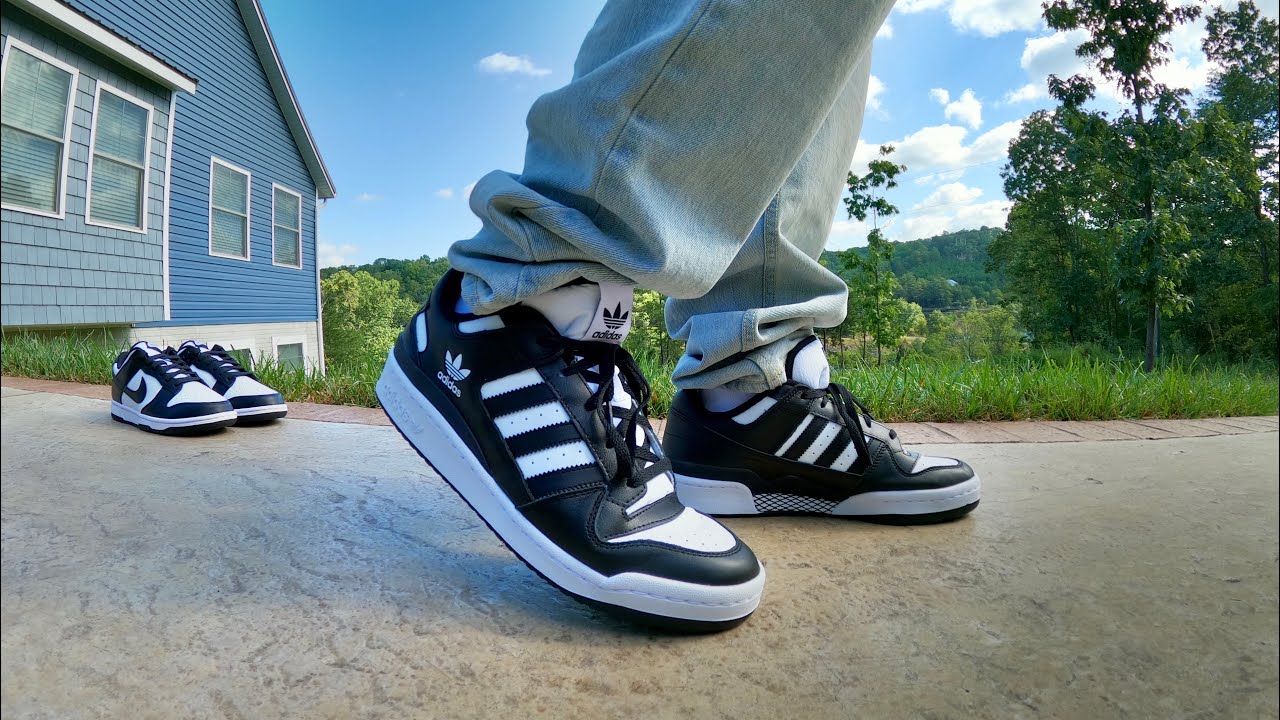 Adidas Forum Low CL - Black White - This Sleeper is SUPERIOR to the Panda Dunk Low - Available Now