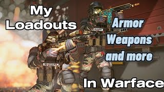What Weapons and Armor I use In Warface.