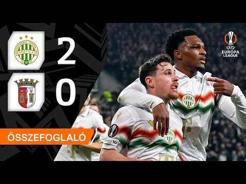 Európa-liga: Ferencvárosi TC – SC Braga 2–0 | összefoglaló
