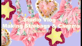 Studio Vlog | Running a Small Sustainable Fashion Business | Packing Shop Orders &amp; Christmas Markets
