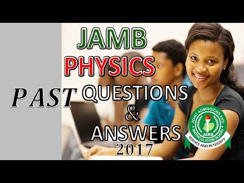 35 Friction JAMB PHYSICS Past Questions and Answers 2017