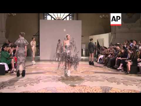 Dutch designer presents fall/winter haute couture fashion show