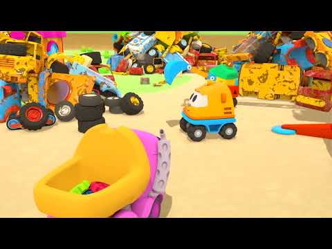 Leo the Truck Cartoon Compilation. Car Cartoons and Street Vehicles for Kids