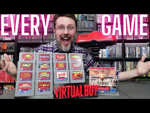 My Virtual Boy Collection - The COMPLETE Set