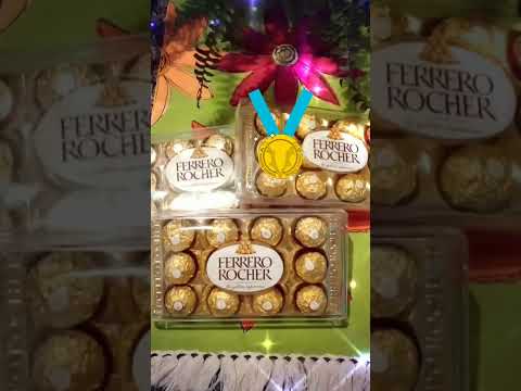 Kit 3 caixa ferrero Rocher com 12 unidades Presente