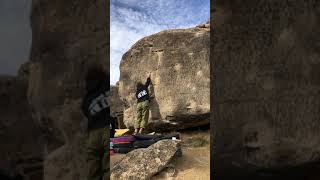 Video thumbnail of Problem 19 (El Turonet), 6a+. El Cogul