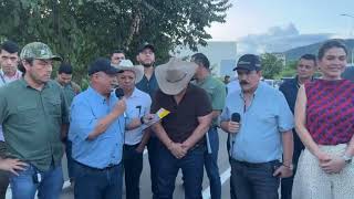 Gobernador y alcalde entregan obras de alumbrado y pavimentación en la Carrera 30 de Yopal