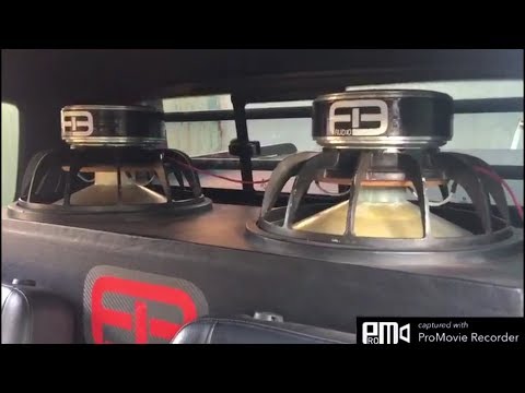 SAVEIRO COM 2 FB AUDIO TOCANDO MUITO FORTE = ILOVEBASSBR