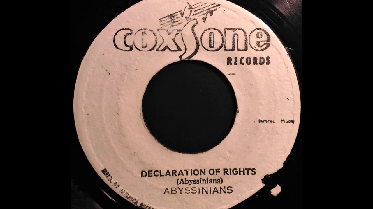 The Abyssinians - Declaration of Rights