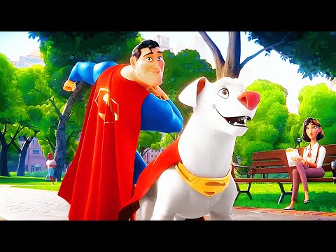 DC LEAGUE OF SUPER-PETS Clip - "Superman & Krypto Play Fetch" (2022)
