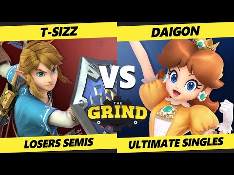 The Grind 199 Losers Semis - T-Sizz (Link) Vs. Daigon (Daisy) Smash Ultimate - SSBU